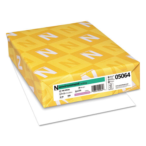 Neenah Paper wholesale. Environment Stationery Paper, 95 Bright, 24 Lb, 8.5 X 11, White, 500-ream. HSD Wholesale: Janitorial Supplies, Breakroom Supplies, Office Supplies.