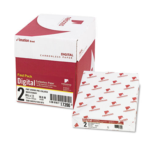 Nekoosa wholesale. Fast Pack Digital Carbonless Paper, 2-part, 8.5 X 11, White-canary, 500 Sheets-ream, 5 Reams-carton. HSD Wholesale: Janitorial Supplies, Breakroom Supplies, Office Supplies.