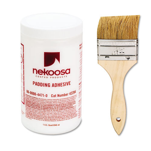 Nekoosa wholesale. Fan-out Padding Adhesive, 32 Oz, Dries Clear. HSD Wholesale: Janitorial Supplies, Breakroom Supplies, Office Supplies.