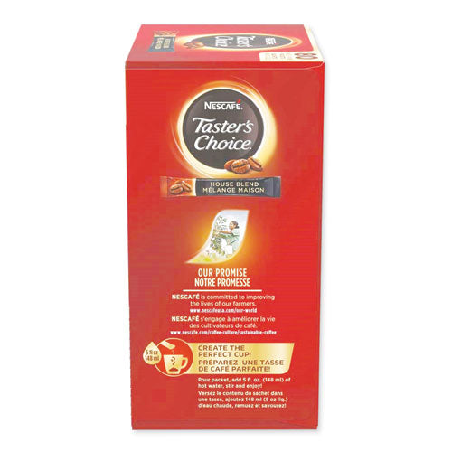Nescafé® wholesale. Taster's Choice Stick Pack, House Blend, 80-box. HSD Wholesale: Janitorial Supplies, Breakroom Supplies, Office Supplies.