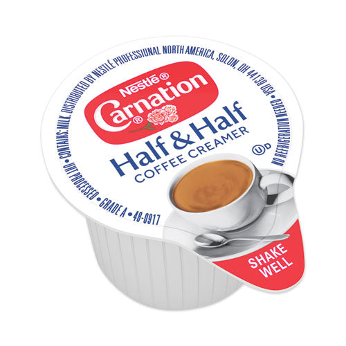 Carnation® wholesale. Half And Half, 0.304 Oz Cups, 360-carton. HSD Wholesale: Janitorial Supplies, Breakroom Supplies, Office Supplies.
