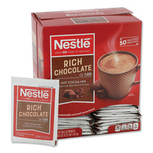 Load image into Gallery viewer, Nestlé® wholesale. Hot Cocoa Mix, Rich Chocolate, .71oz, 50-box. HSD Wholesale: Janitorial Supplies, Breakroom Supplies, Office Supplies.