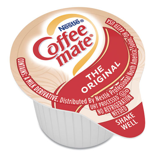 Coffee mate® wholesale. Liquid Coffee Creamer, Original, 0.38 Oz Mini Cups, 360-carton. HSD Wholesale: Janitorial Supplies, Breakroom Supplies, Office Supplies.