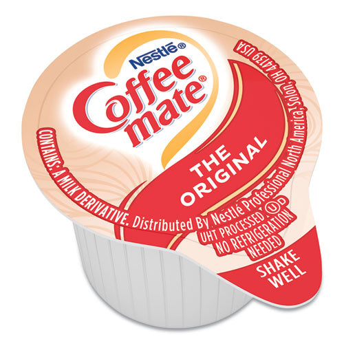 Coffee mate® wholesale. Liquid Coffee Creamer, Original, 0.38 Oz Mini Cups, 50-box. HSD Wholesale: Janitorial Supplies, Breakroom Supplies, Office Supplies.