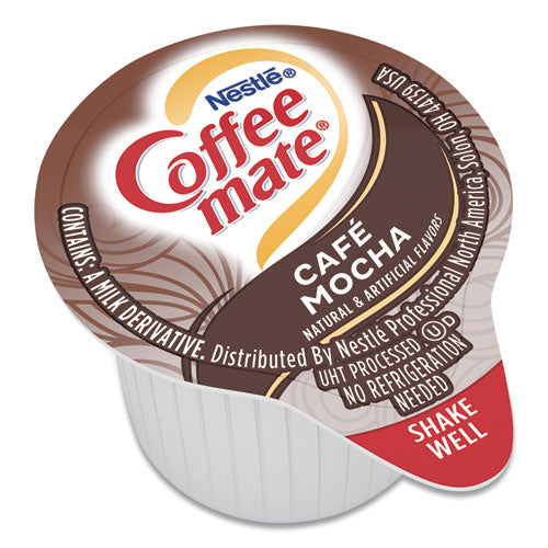 Coffee mate® wholesale. Liquid Coffee Creamer, Cafe Mocha, 0.38 Oz Mini Cups, 50-box. HSD Wholesale: Janitorial Supplies, Breakroom Supplies, Office Supplies.