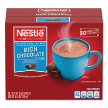 Load image into Gallery viewer, Nestlé® wholesale. No-sugar-added Hot Cocoa Mix Envelopes, Rich Chocolate, 0.28 Oz Packet, 30-box. HSD Wholesale: Janitorial Supplies, Breakroom Supplies, Office Supplies.