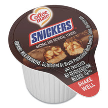 Load image into Gallery viewer, Coffee mate® wholesale. Liquid Coffee Creamer, Snickers, 0.38 Oz Mini Cups, 50 Cups-box. HSD Wholesale: Janitorial Supplies, Breakroom Supplies, Office Supplies.