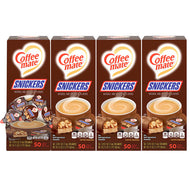 Coffee mate® wholesale. Liquid Coffee Creamer, Snickers, 0.38 Oz Mini Cups, 200 Cups-carton. HSD Wholesale: Janitorial Supplies, Breakroom Supplies, Office Supplies.