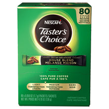 Load image into Gallery viewer, Nescafé® wholesale. Taster&#39;s Choice Stick Pack, Decaf, 0.06oz, 80-box. HSD Wholesale: Janitorial Supplies, Breakroom Supplies, Office Supplies.