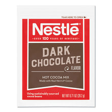 Load image into Gallery viewer, Nestlé® wholesale. Hot Cocoa Mix, Dark Chocolate, 0.71 Oz, 50-box. HSD Wholesale: Janitorial Supplies, Breakroom Supplies, Office Supplies.