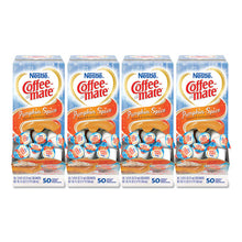 Load image into Gallery viewer, Coffee mate® wholesale. Liquid Coffee Creamer, Pumpkin Spice, 0.38 Oz Mini Cups, 50-box, 4 Boxes-carton, 200 Total-carton. HSD Wholesale: Janitorial Supplies, Breakroom Supplies, Office Supplies.