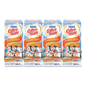 Coffee mate® wholesale. Liquid Coffee Creamer, Pumpkin Spice, 0.38 Oz Mini Cups, 50-box, 4 Boxes-carton, 200 Total-carton. HSD Wholesale: Janitorial Supplies, Breakroom Supplies, Office Supplies.