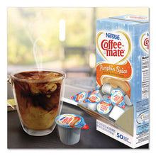 Load image into Gallery viewer, Coffee mate® wholesale. Liquid Coffee Creamer, Pumpkin Spice, 0.38 Oz Mini Cups, 50-box, 4 Boxes-carton, 200 Total-carton. HSD Wholesale: Janitorial Supplies, Breakroom Supplies, Office Supplies.