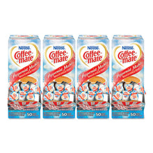 Load image into Gallery viewer, Liquid Coffee Creamer, Peppermint Mocha, 0.38 Oz Mini Cups, 50-box, 4 Boxes-carton, 200 Total-carton