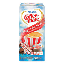 Load image into Gallery viewer, Liquid Coffee Creamer, Peppermint Mocha, 0.38 Oz Mini Cups, 50-box, 4 Boxes-carton, 200 Total-carton