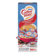 Load image into Gallery viewer, Coffee mate® wholesale. Liquid Coffee Creamer, Peppermint Mocha, 0.38 Oz Mini Cups, 50-box. HSD Wholesale: Janitorial Supplies, Breakroom Supplies, Office Supplies.