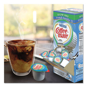 Coffee mate® wholesale. Liquid Coffee Creamer, Sugar-free French Vanilla, 0.38 Oz Mini Cups, 50-box, 4 Boxes-carton, 200 Total-carton. HSD Wholesale: Janitorial Supplies, Breakroom Supplies, Office Supplies.