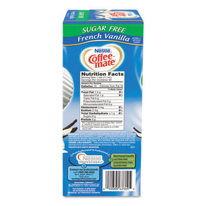 Coffee mate® wholesale. Liquid Coffee Creamer, Sugar-free French Vanilla, 0.38 Oz Mini Cups, 50-box, 4 Boxes-carton, 200 Total-carton. HSD Wholesale: Janitorial Supplies, Breakroom Supplies, Office Supplies.