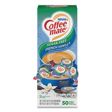 Load image into Gallery viewer, Coffee mate® wholesale. Liquid Coffee Creamer, Sugar-free French Vanilla, 0.38 Oz Mini Cups, 50-box. HSD Wholesale: Janitorial Supplies, Breakroom Supplies, Office Supplies.