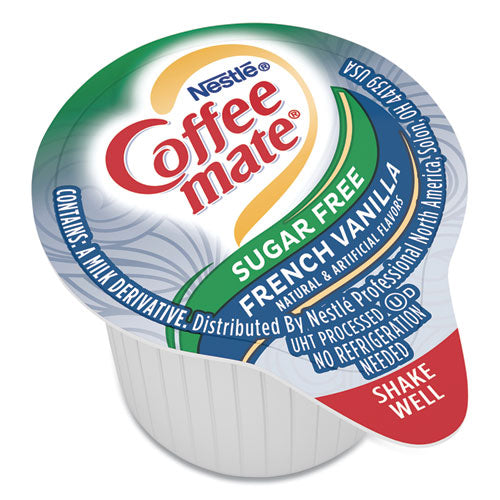 Coffee mate® wholesale. Liquid Coffee Creamer, Sugar-free French Vanilla, 0.38 Oz Mini Cups, 50-box. HSD Wholesale: Janitorial Supplies, Breakroom Supplies, Office Supplies.