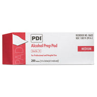 Pdi Alcohol Prep Pads, White, 200-box