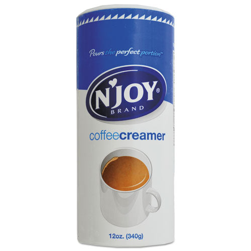 N'Joy wholesale. Non-dairy Coffee Creamer, Original, 12 Oz Canister. HSD Wholesale: Janitorial Supplies, Breakroom Supplies, Office Supplies.