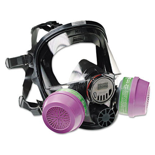 North Safety® wholesale. 7600 Series Full-facepiece Respirator Mask, Medium-large. HSD Wholesale: Janitorial Supplies, Breakroom Supplies, Office Supplies.