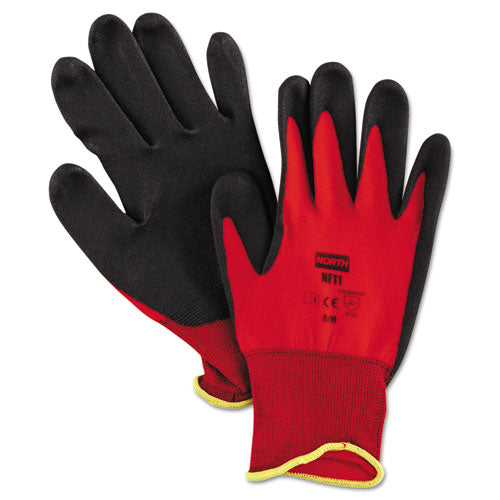 North Safety® wholesale. Northflex Red Foamed Pvc Palm Coated Gloves, Medium, Dozen. HSD Wholesale: Janitorial Supplies, Breakroom Supplies, Office Supplies.