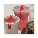 National Checking Company™ wholesale. Secureit Tamper Evident Drink Lid Seal, "secure It", 1 X 7, Red, 250-roll, 2 Rolls-pack. HSD Wholesale: Janitorial Supplies, Breakroom Supplies, Office Supplies.