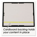 NuDell™ wholesale. Ez Mount Document Frame With Trim Accent And Plastic Face, Plastic, 8.5 X 11 Insert, Black-gold. HSD Wholesale: Janitorial Supplies, Breakroom Supplies, Office Supplies.
