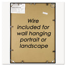 NuDell™ wholesale. Metal Poster Frame, Plastic Face, 18 X 24, Black. HSD Wholesale: Janitorial Supplies, Breakroom Supplies, Office Supplies.