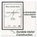 NuDell™ wholesale. Metal Poster Frame, Plastic Face, 18 X 24, Black. HSD Wholesale: Janitorial Supplies, Breakroom Supplies, Office Supplies.