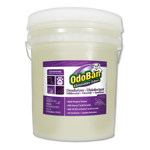 OdoBan® wholesale. Concentrated Odor Eliminator And Disinfectant, Lavender Scent, 5 Gal Pail. HSD Wholesale: Janitorial Supplies, Breakroom Supplies, Office Supplies.
