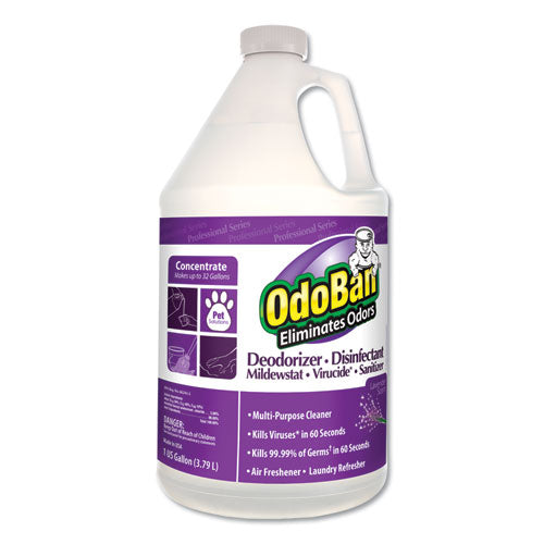 OdoBan® wholesale. Concentrate Odor Eliminator And Disinfectant, Lavender Scent, 1 Gal Bottle, 4-carton. HSD Wholesale: Janitorial Supplies, Breakroom Supplies, Office Supplies.