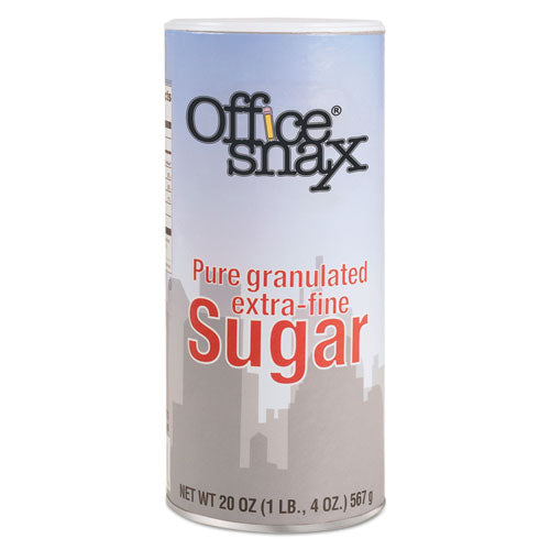 Office Snax® wholesale. Reclosable Canister Of Sugar, 20 Oz, 3-pack. HSD Wholesale: Janitorial Supplies, Breakroom Supplies, Office Supplies.