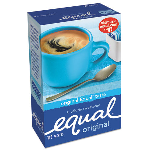 Equal® wholesale. Zero Calorie Sweetener, 1 G Packet, 115-box. HSD Wholesale: Janitorial Supplies, Breakroom Supplies, Office Supplies.