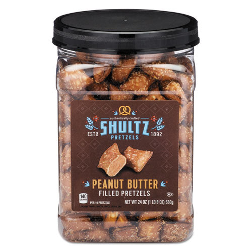 Shultz wholesale. Pretzels, Peanut Butter, Tub, 24 Oz. HSD Wholesale: Janitorial Supplies, Breakroom Supplies, Office Supplies.