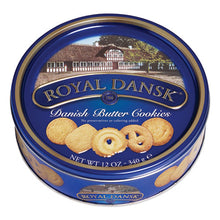 Load image into Gallery viewer, Royal Dansk® wholesale. Cookies, Danish Butter, 12 Oz Tin. HSD Wholesale: Janitorial Supplies, Breakroom Supplies, Office Supplies.