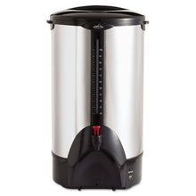 Load image into Gallery viewer, Coffee Pro wholesale. 100-cup Percolating Urn, Stainless Steel. HSD Wholesale: Janitorial Supplies, Breakroom Supplies, Office Supplies.