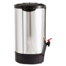 Load image into Gallery viewer, Coffee Pro wholesale. 100-cup Percolating Urn, Stainless Steel. HSD Wholesale: Janitorial Supplies, Breakroom Supplies, Office Supplies.