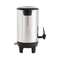 Load image into Gallery viewer, Coffee Pro wholesale. 30-cup Percolating Urn, Stainless Steel. HSD Wholesale: Janitorial Supplies, Breakroom Supplies, Office Supplies.