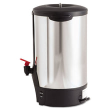 Load image into Gallery viewer, Coffee Pro wholesale. 50-cup Percolating Urn, Stainless Steel. HSD Wholesale: Janitorial Supplies, Breakroom Supplies, Office Supplies.