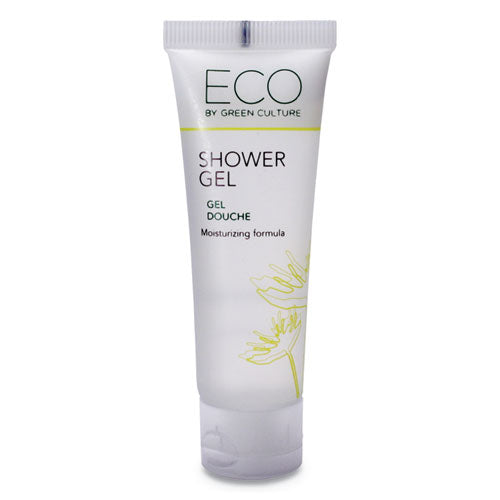 Eco By Green Culture wholesale. Shower Gel, Clean Scent, 30ml, 288-carton. HSD Wholesale: Janitorial Supplies, Breakroom Supplies, Office Supplies.