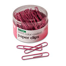 Officemate wholesale. Pink Coated Paper Clips, Jumbo, Pink, 80-pack. HSD Wholesale: Janitorial Supplies, Breakroom Supplies, Office Supplies.