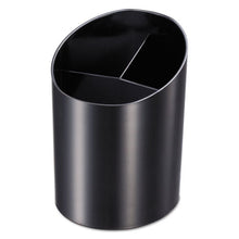 Load image into Gallery viewer, Officemate wholesale. Recycled Big Pencil Cup, 4 1-4 X 4 1-2 X 5 3-4, Black. HSD Wholesale: Janitorial Supplies, Breakroom Supplies, Office Supplies.