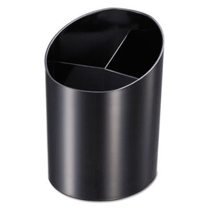 Officemate wholesale. Recycled Big Pencil Cup, 4 1-4 X 4 1-2 X 5 3-4, Black. HSD Wholesale: Janitorial Supplies, Breakroom Supplies, Office Supplies.