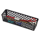 Officemate wholesale. Recycled Supply Basket, 10.125" X 3.0625" X 2.375", Black, 3-pack. HSD Wholesale: Janitorial Supplies, Breakroom Supplies, Office Supplies.