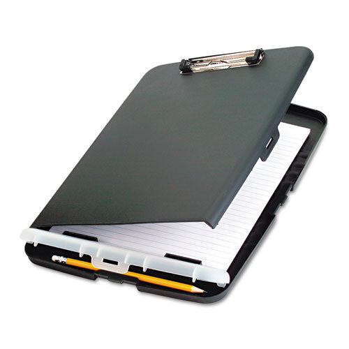 Officemate wholesale. Low Profile Storage Clipboard, 1-2" Capacity, Holds 9w X 12h, Charcoal. HSD Wholesale: Janitorial Supplies, Breakroom Supplies, Office Supplies.