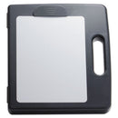 Officemate wholesale. Portable Dry Erase Clipboard Case, 4 Compartments, 1-2" Capacity, Charcoal. HSD Wholesale: Janitorial Supplies, Breakroom Supplies, Office Supplies.
