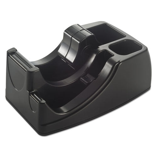 Officemate wholesale. Recycled 2-in-1 Heavy Duty Tape Dispenser, 1" And 3" Cores, Black. HSD Wholesale: Janitorial Supplies, Breakroom Supplies, Office Supplies.